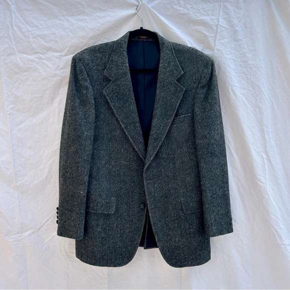 Patrick James Grey Mens Blazer Academia - Picture 2 of 12